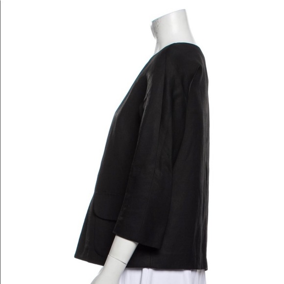 Vera Wang✨Minimal Linen jacket - Picture 2 of 3
